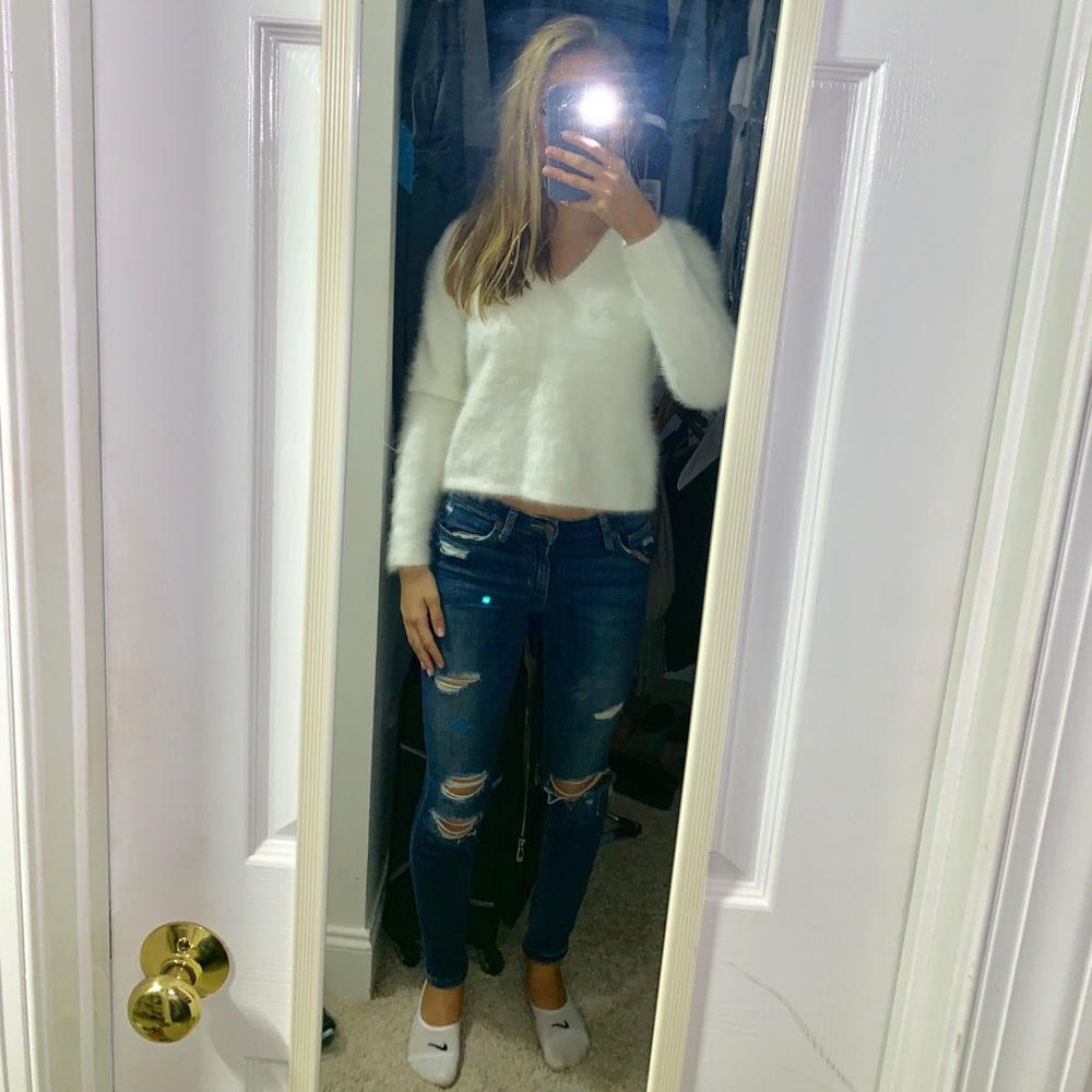 Belldini white cozy sweater